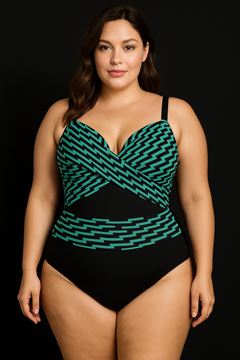 Picture of PLUS SIZE TUMMY CONTROL SWIM SUIT